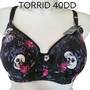 Torrid 40DD Lightly Lined Full Coverage Balconette Bra - NWT